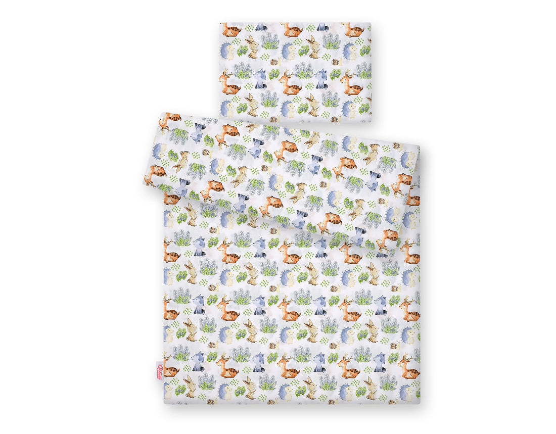 Baby beddengoed set - katoenen ledikantset - 100% katoen, zacht & huidvriendelijk