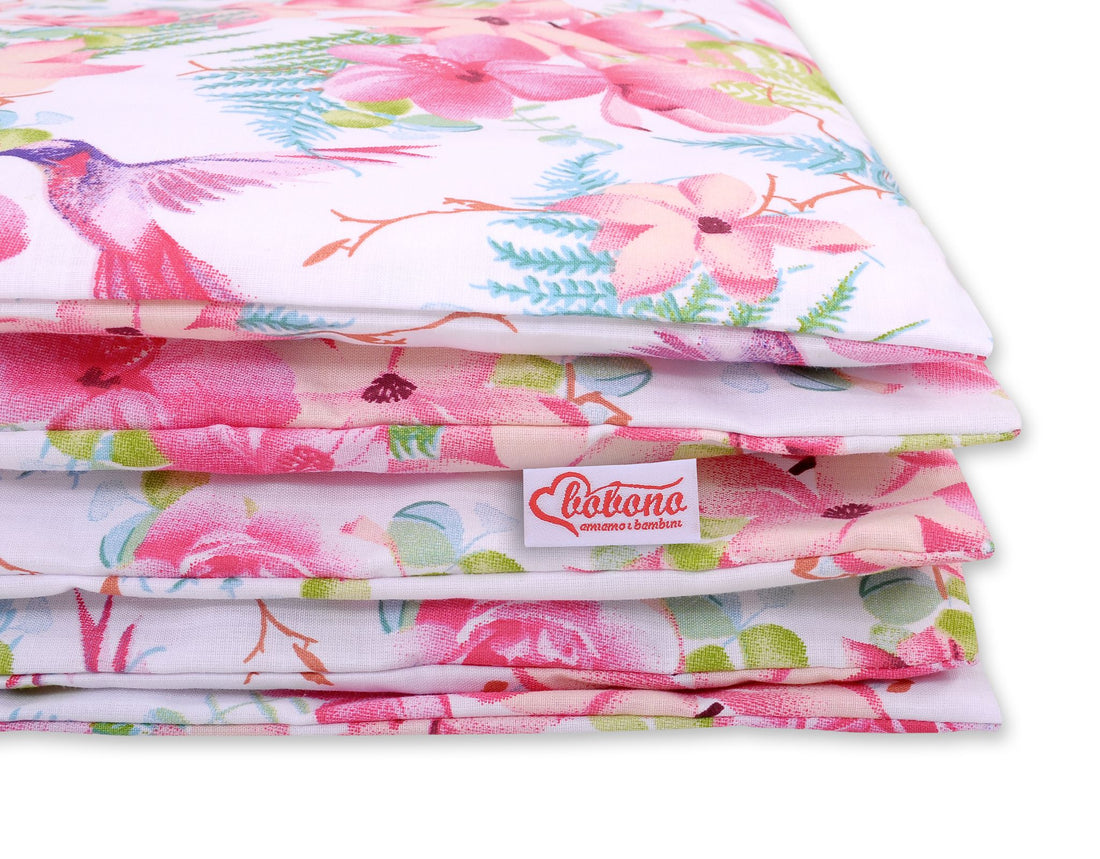 Baby beddenset - baby dekbedset - 100% katoen voor gevoelige huid - 2-delig, 120x90cm