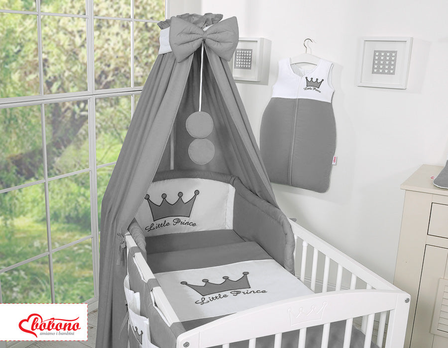 Beddengoed set 5-delig – wiegenset – zachte stof – complete babykamer hemelset