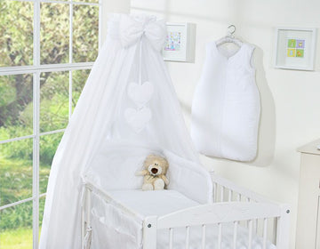 5-delige beddengoedset - kinderbeddengoed - huidvriendelijk comfort met canopy
