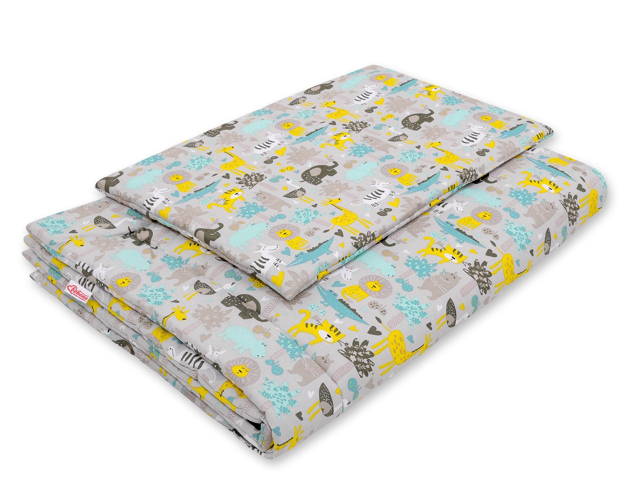 2-delige babybedding set - dekbedset - ademend en zacht voor ledikant of wieg 120x90 cm