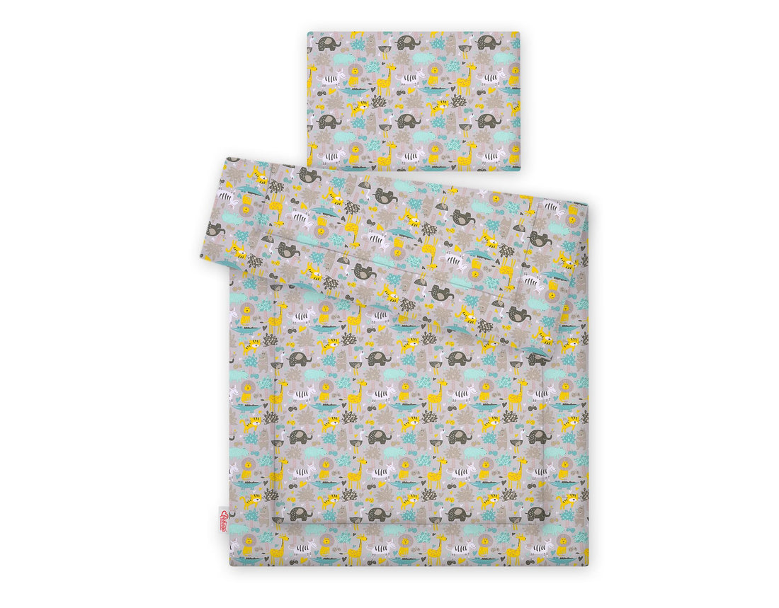 2-delige babybedding set - dekbedset - ademend en zacht voor ledikant of wieg 120x90 cm