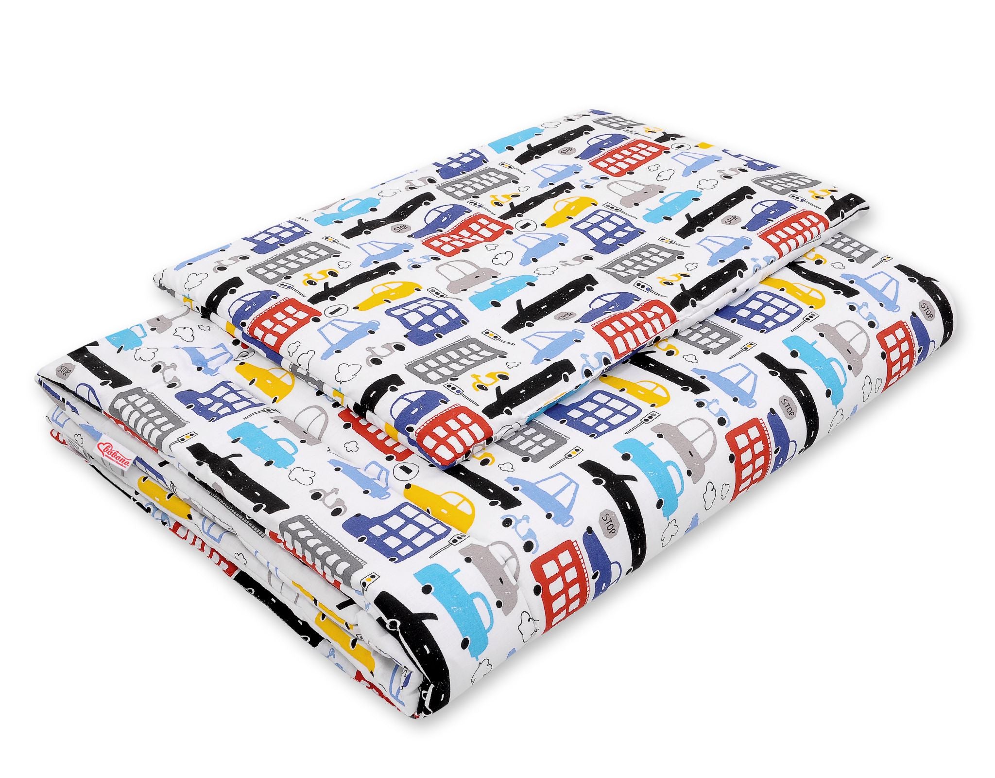 Tweepersoons dekbedovertrek set - bedding set - ademend & zacht comfort voor baby 135x100 cm