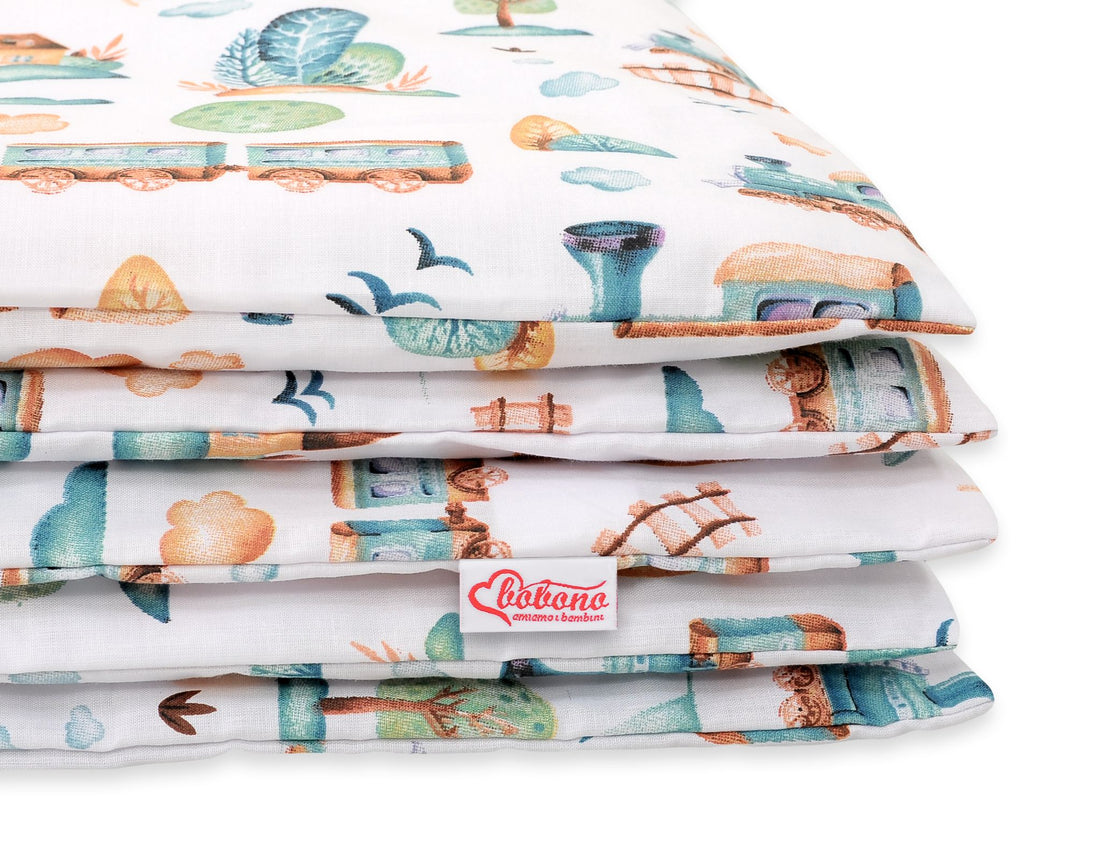 Baby beddenset 2-delig, katoenen dekbedovertrek, extra zacht voor gevoelige babyhuid