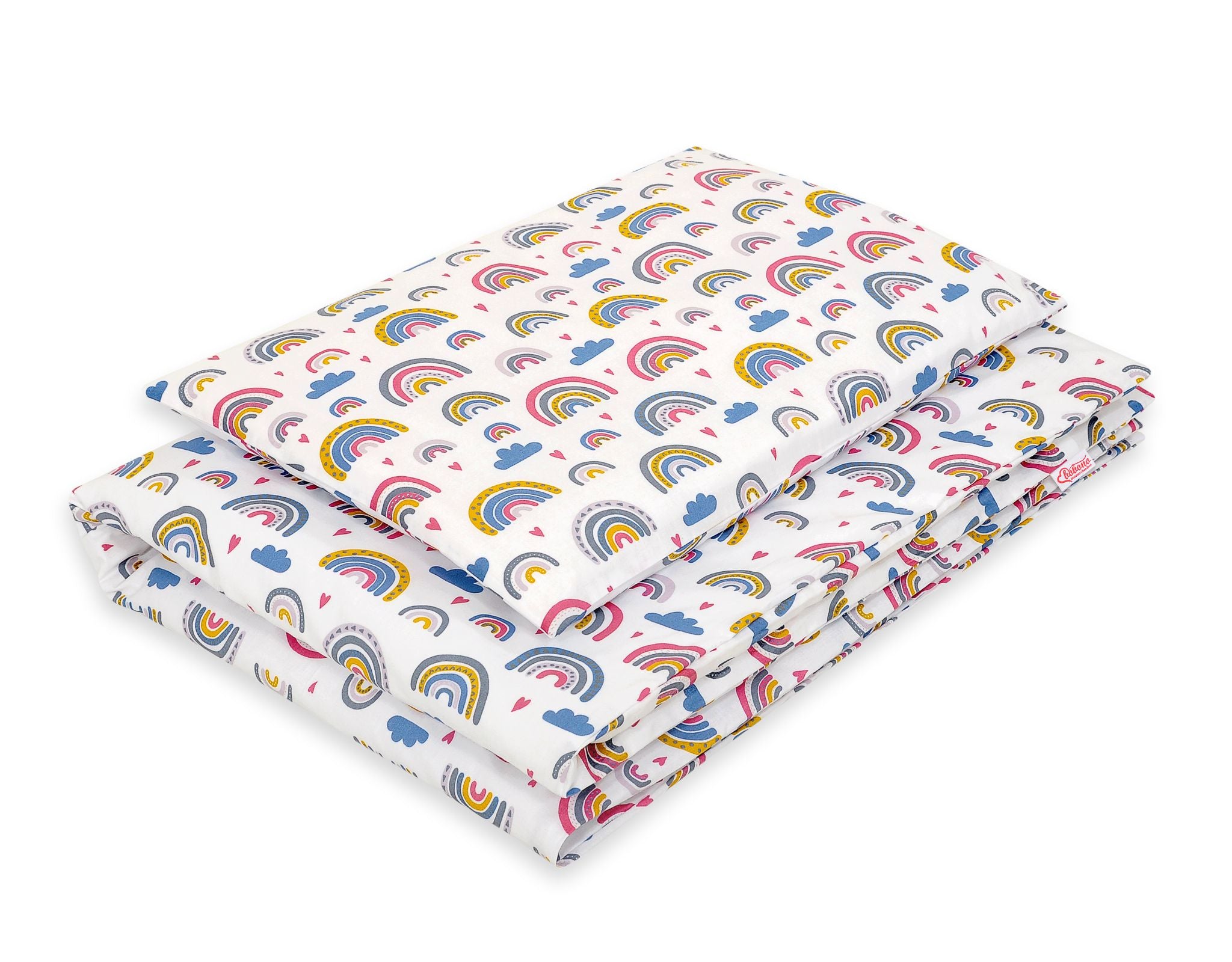 Babybed Katoenen Beddengoed Set - 2-delig dekbedovertrek - zacht en ademend voor baby’s