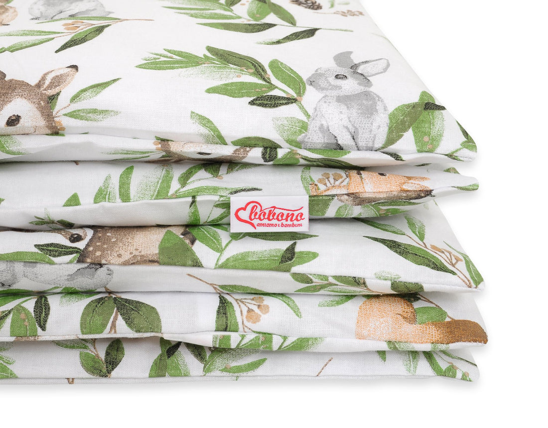 Baby beddengoed set - 2-delig katoen - zacht & veilig voor gevoelige babyhuid 120x90 cm
