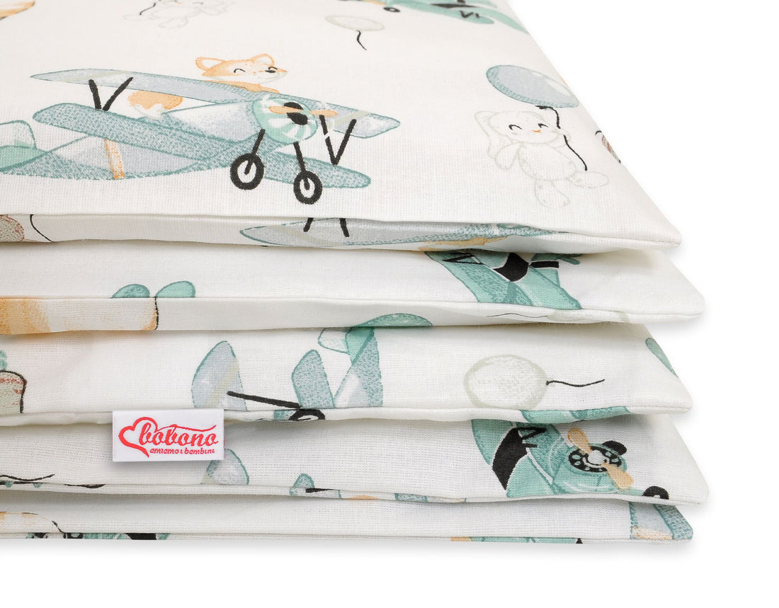 Baby beddengoed set - katoenen kinderdekbedovertrek - zacht en huidvriendelijk - 120x90 cm