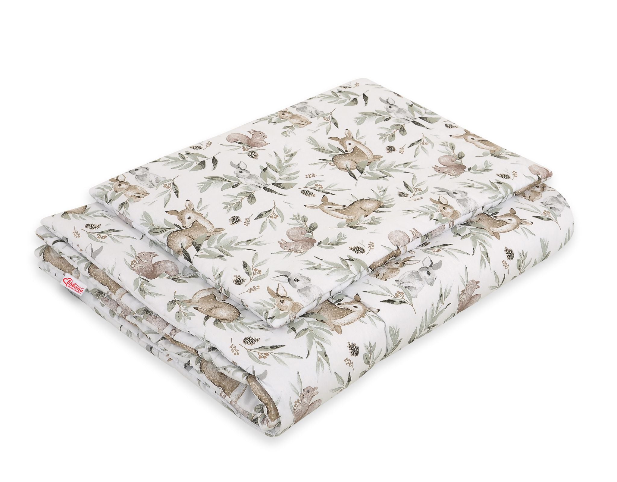 2-delige baby beddenset - wiegset - extra zacht en ademend, met siliconenvulling