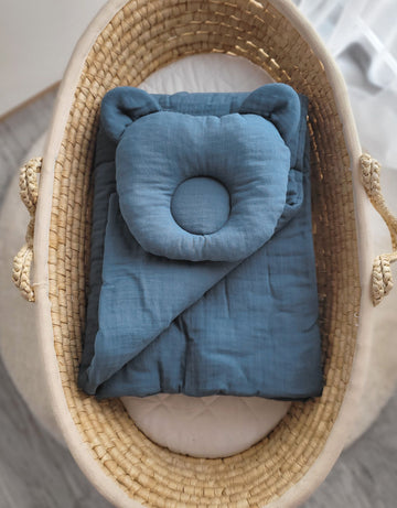 2-delige Muslin dekbedovertrekset – Teddy beddengoed – ademend & sneldrogend