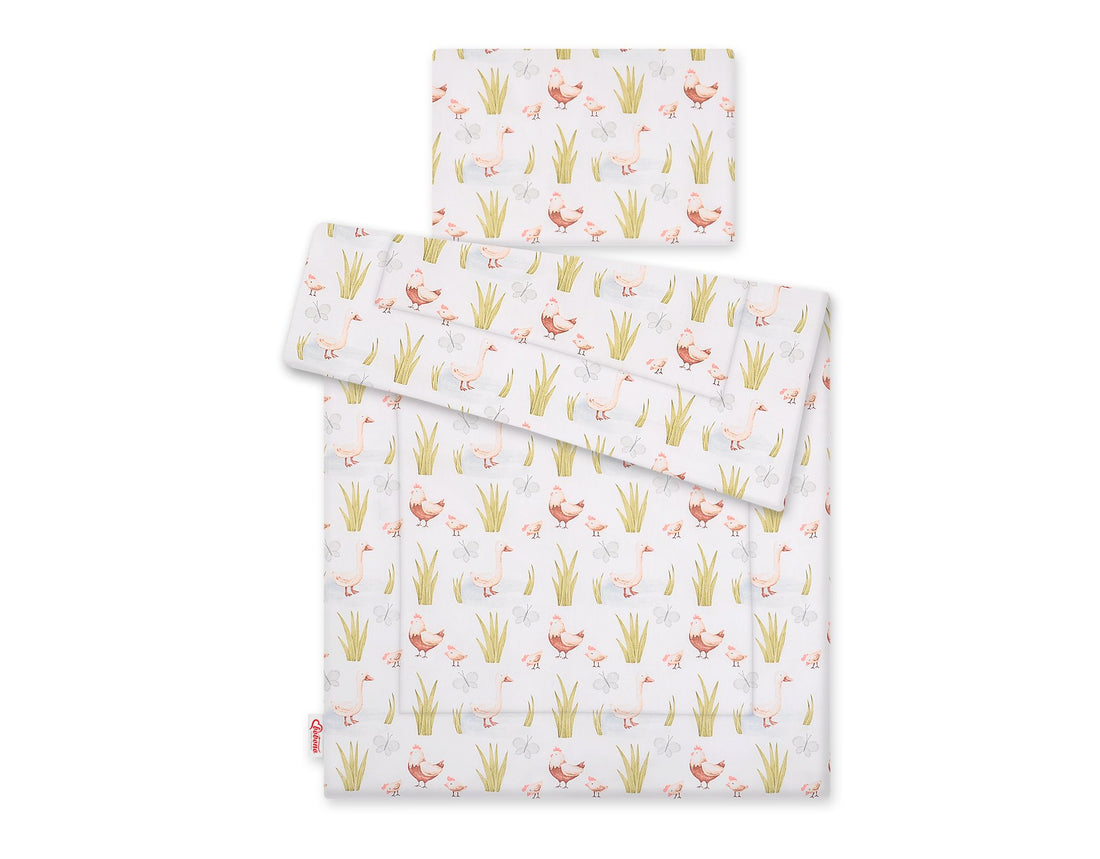 2-delige baby beddenset – wieg set – ademend & veilig katoen voor optimaal slaapcomfort