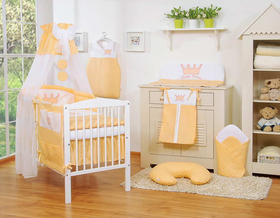 Cot Tidy Little Princess Peach - Babysängorganisatör - 6 rymliga förvaringsfickor, 100% bomull