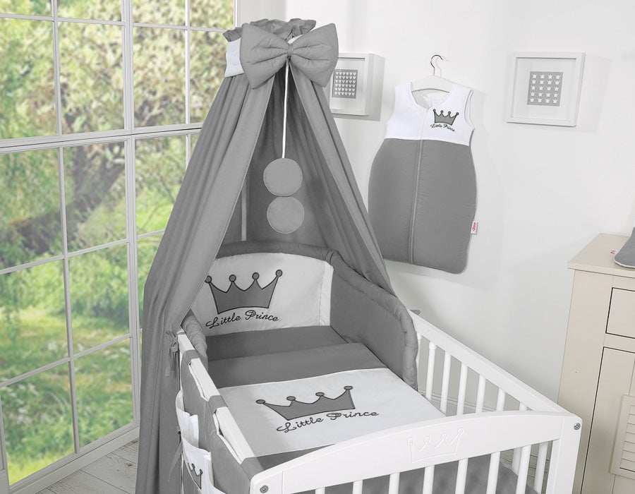 Bomullshimlen - himmelslakan - skydd mot ljus och drag, antracit, 160x250 cm