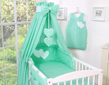 5-delige babybeddengoed set - wiegset - 100% katoen, huidvriendelijk en comfortabel