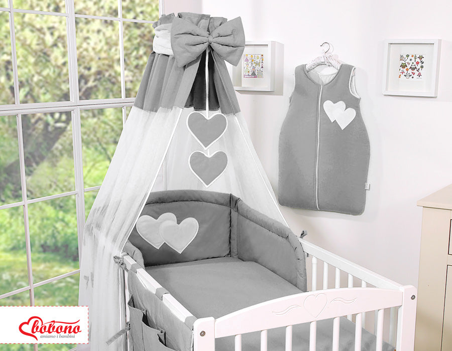 Chiffongsänghimmel - skyddar mot ljus och drag - lämplig för spjälsängar och babysängar