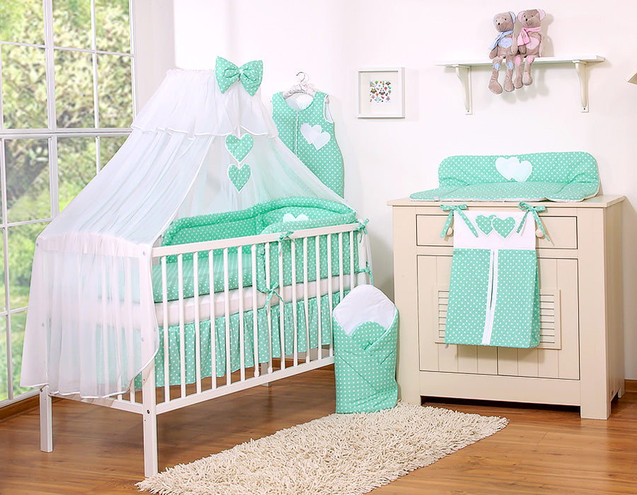 5-delige kinderbeddenset - babybed set - huidvriendelijk katoen voor een goede nachtrust