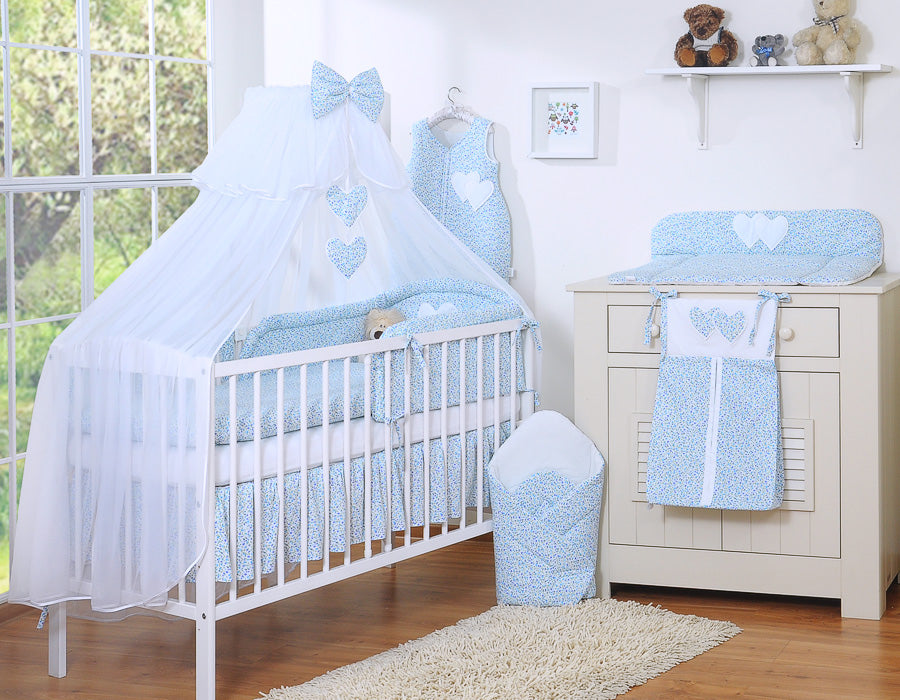 Babybeddegoed set 5-delig - beddengoedset - inclusief muskietennet voor bescherming