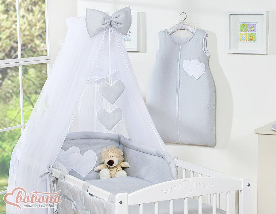 Babylaken Set 5-delig met Klamboe - Bedding Set - Comfortabele en huidvriendelijke katoenkwaliteit