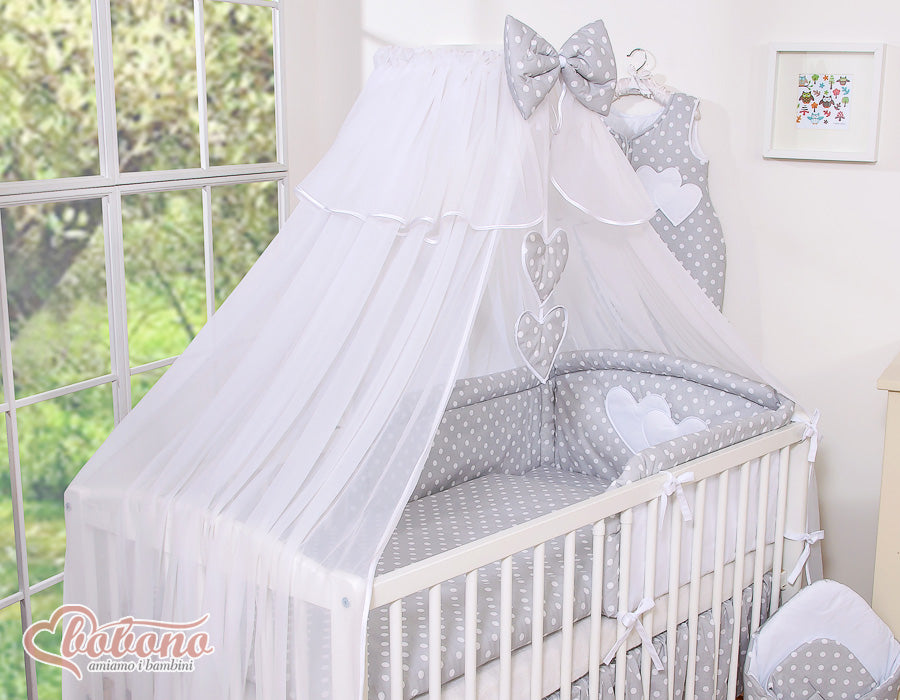 5-delige baby beddenset – wiegset – huidvriendelijk & comfortabel slapen – Hanging Hearts