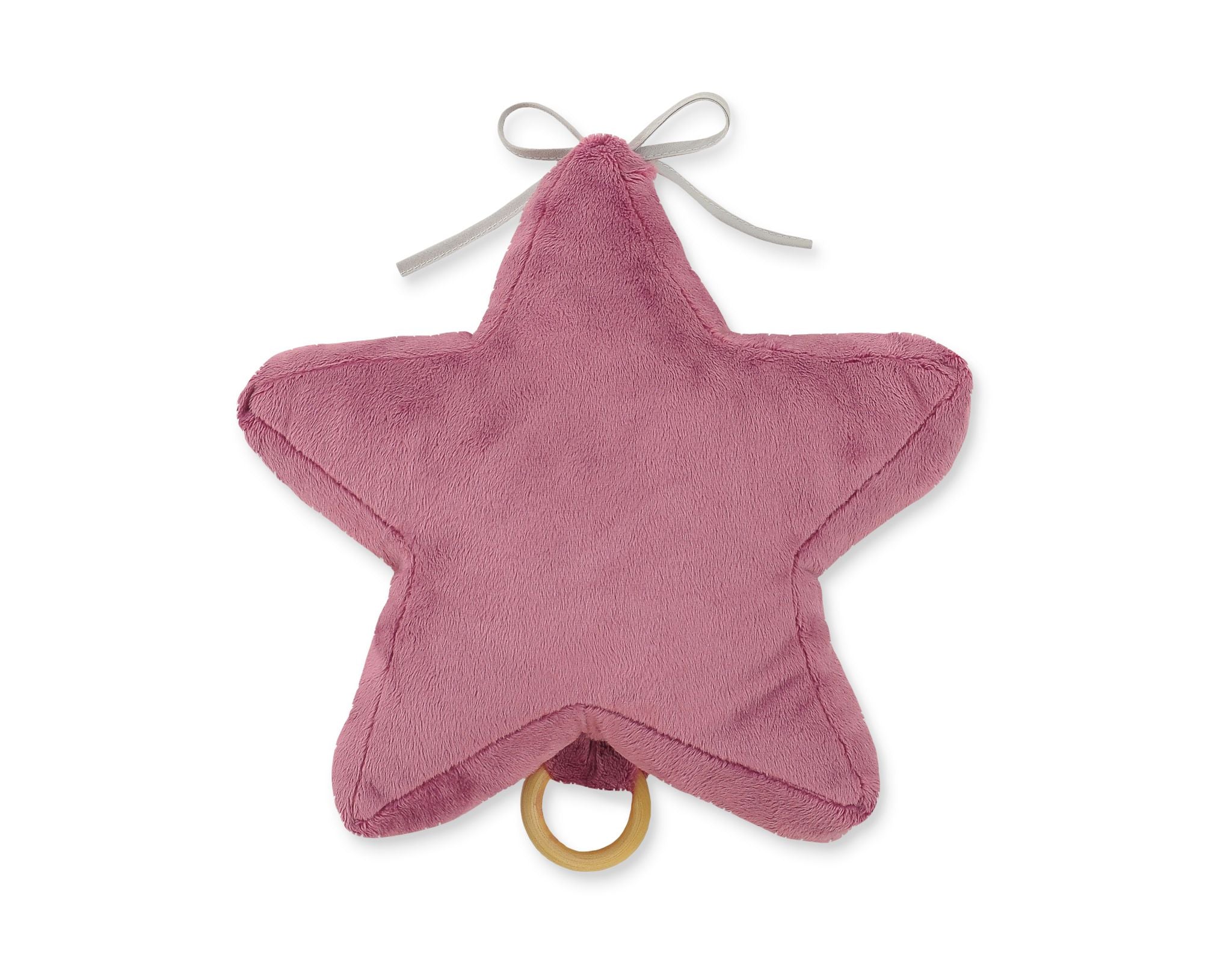 Baby muziekdoosje – muziekmobiel – rustgevende melodie voor baby’s – pastel violet – Minky-stof