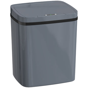 Sensor prullenbak 15L automatisch, touchless, grijs | Kleur: Grijs | Afmetingen: 21.4x27.6x33.5 cm