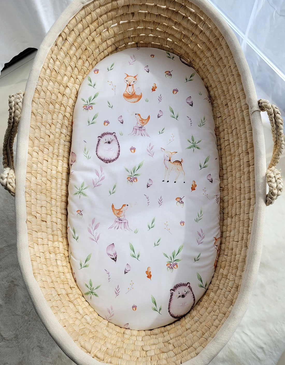 Katoenen hoedlaken - hoeslaken - extra zacht en duurzaam - 75x35 cm - Ökotex gecertificeerd