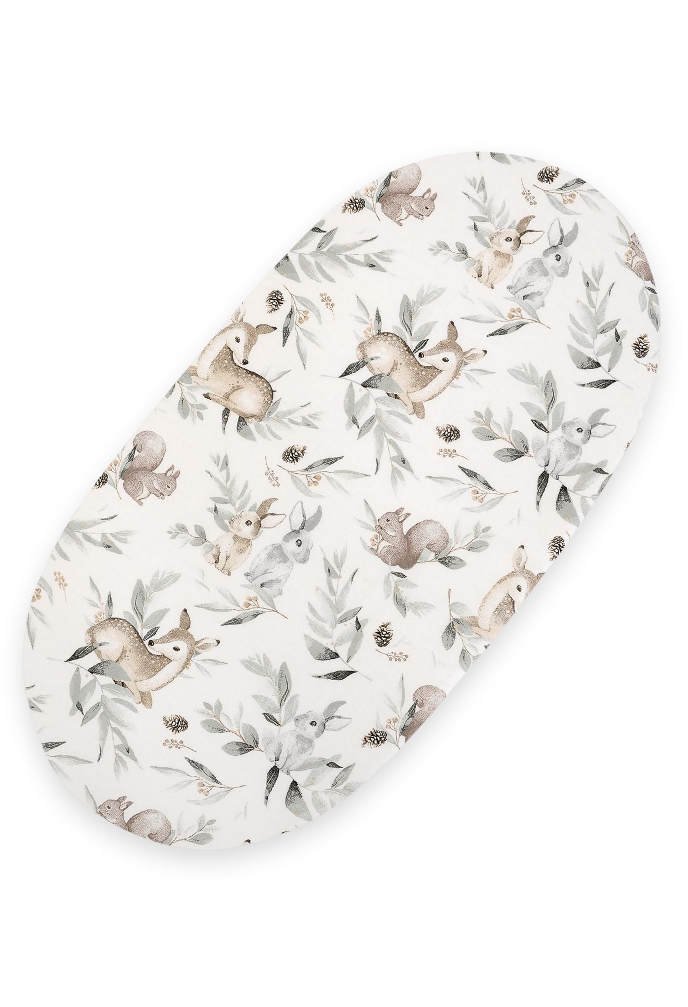 Bomullslakan – madrasskydd – Oeko-Tex-certifierad, robust resår, 75x35 cm