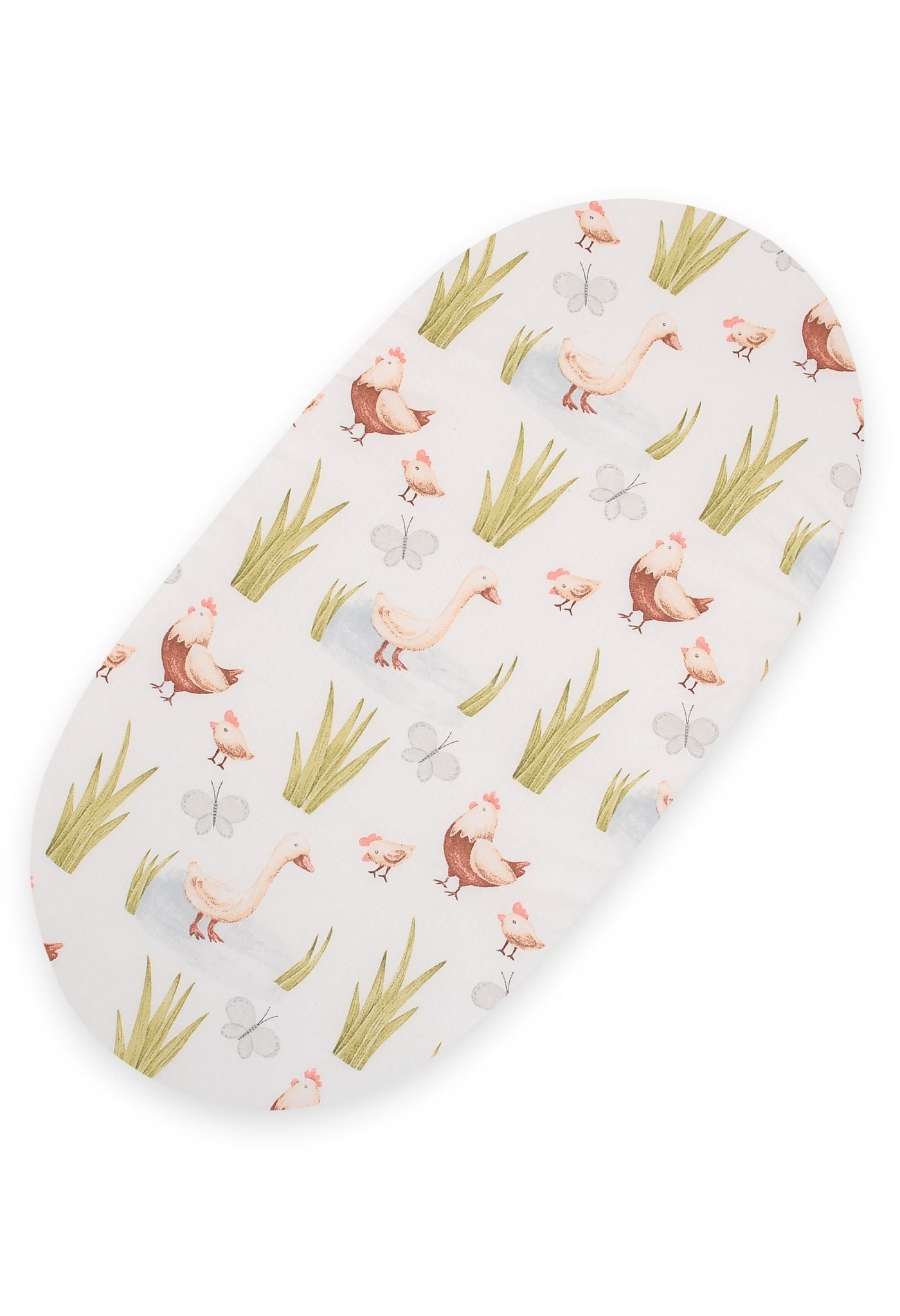 Bomullslakan, spjälsängslakan, Oeko-Tex-certifierad - 75x35 cm - extra mjuk