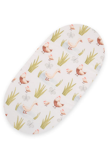 Bomullslakan, spjälsängslakan, Oeko-Tex-certifierad - 75x35 cm - extra mjuk