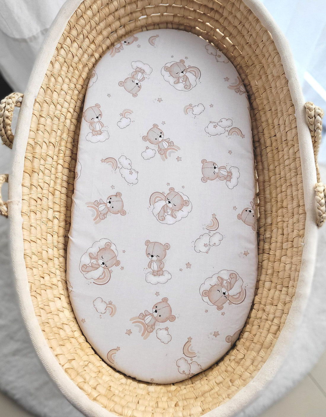 Bomullslakan, huvudlakan, perfekt passform – 75x35 cm – Oeko-Tex-certifierad