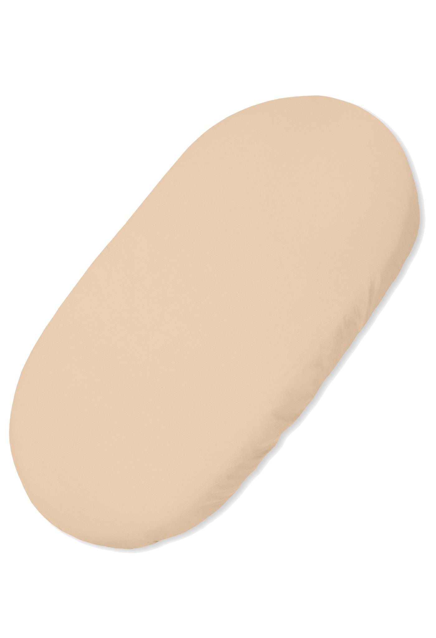 Bomullslakan för spjälsängsmadrass 75x35 cm - underlakan - Oeko-Tex®-certifierad, beige
