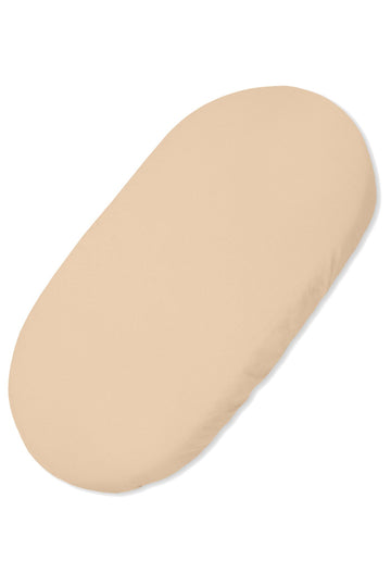 Bomullslakan för spjälsängsmadrass 75x35 cm - underlakan - Oeko-Tex®-certifierad, beige