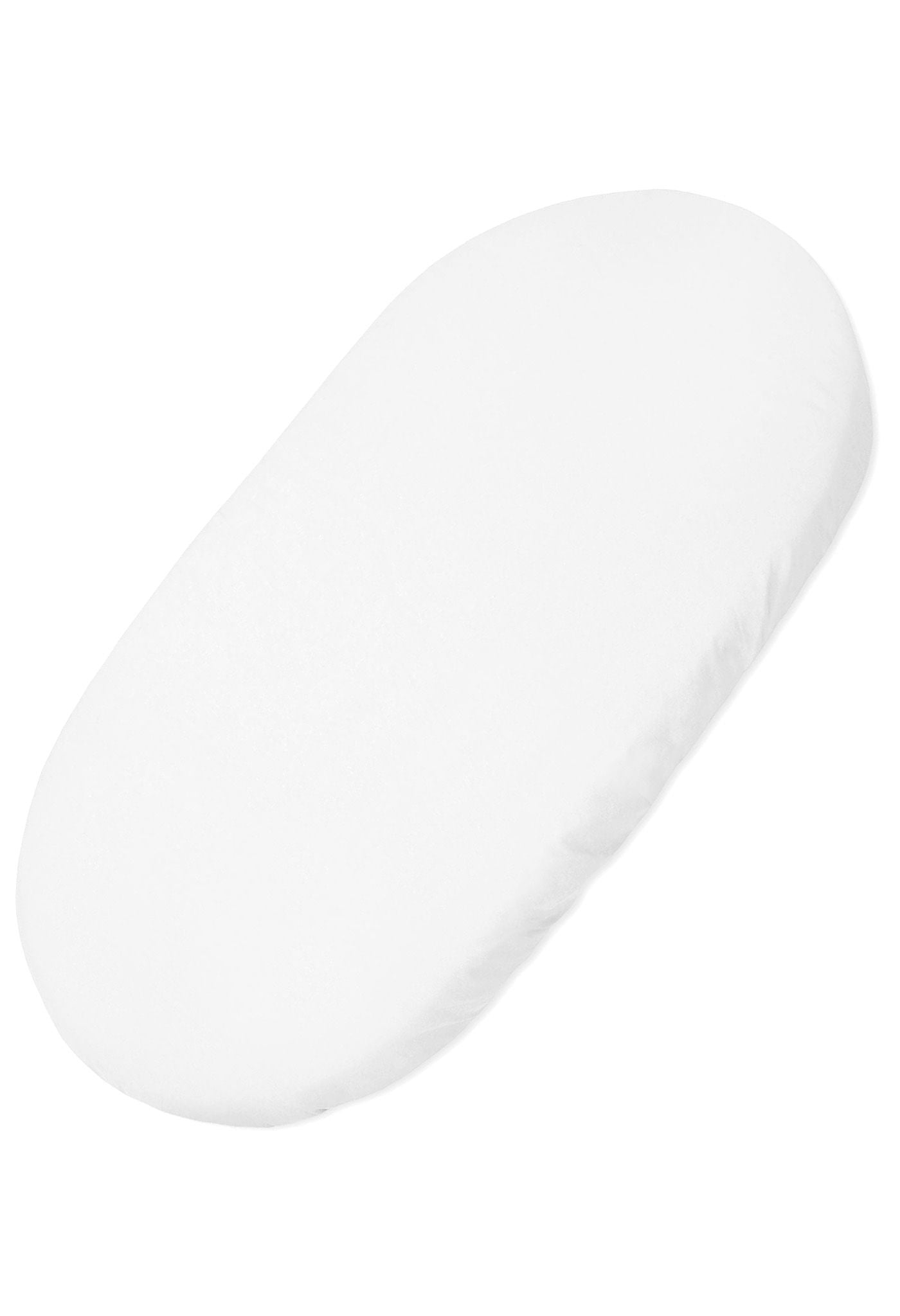 Vitt bomullslakan, spjälsängsöverdrag, elastiskt, andningsbart och slitstarkt, 75x35 cm