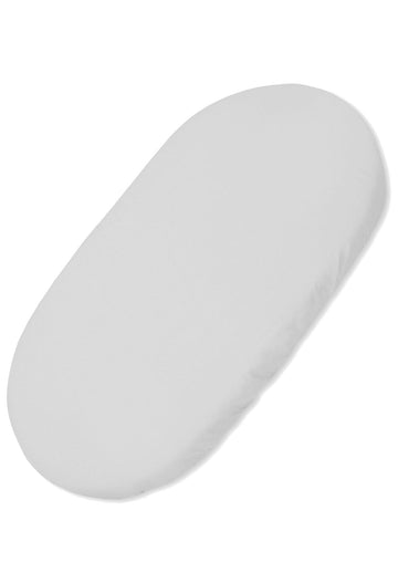 Dra-på-lakan korgmadrass 75x35 cm - lakan - Oeko-Tex bomull, perfekt passform resår, grå