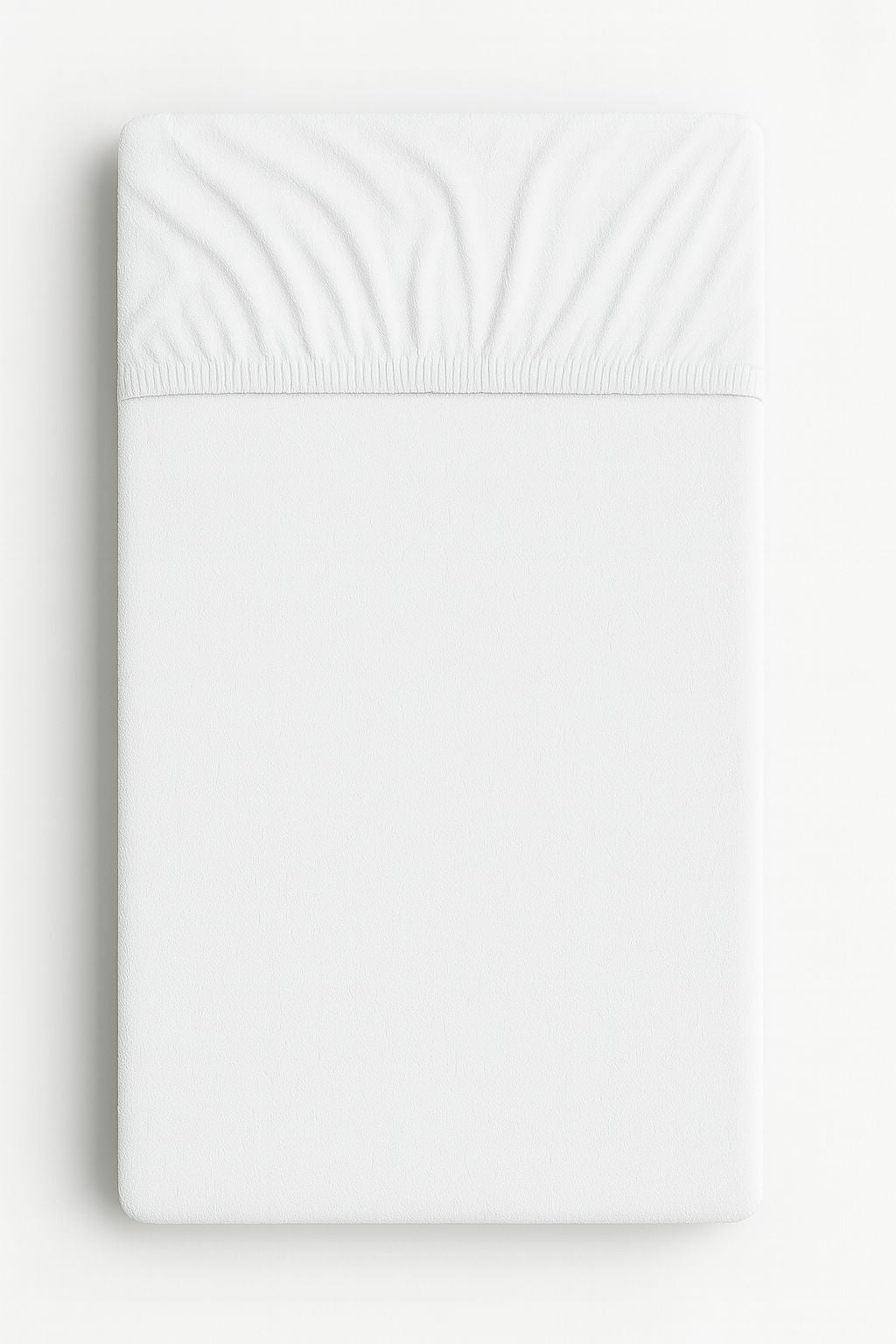 Frottéöverdrag 140x70 cm – babysängöverdrag – mjukt och elastiskt, perfekt passform, vit