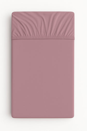 Dra-på-lakan till babysäng, madrasskydd, extra mjuk bomull, 120x60 cm, pastelllila