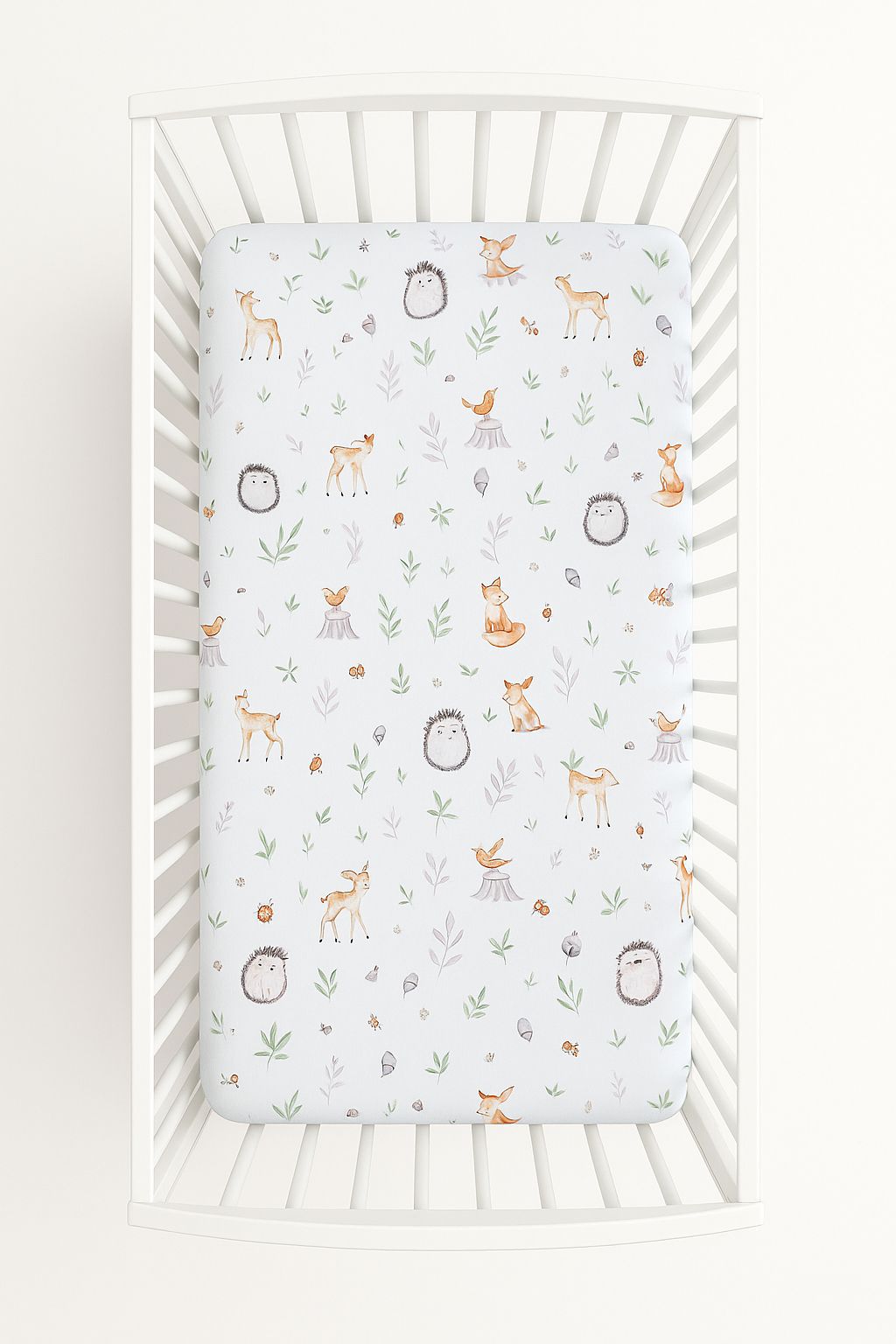 Bomullslakan 120x60 cm, lakan, perfekt passform för babysäng tack vare resårband