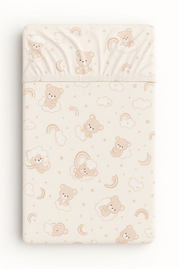 Jerseylakan för babysäng - bomullslakan - perfekt passform, mjukt och säkert, 120x60 cm