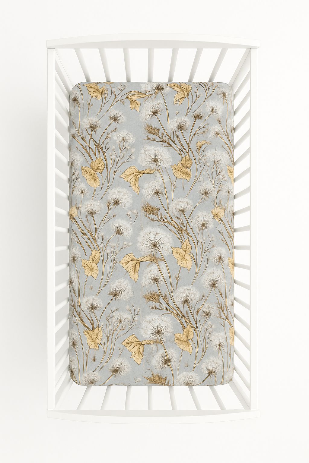 Hörnlakan för babysäng - dra-på-lakan - mjuk bomull, perfekt passform, 120x60 cm, Dandelines