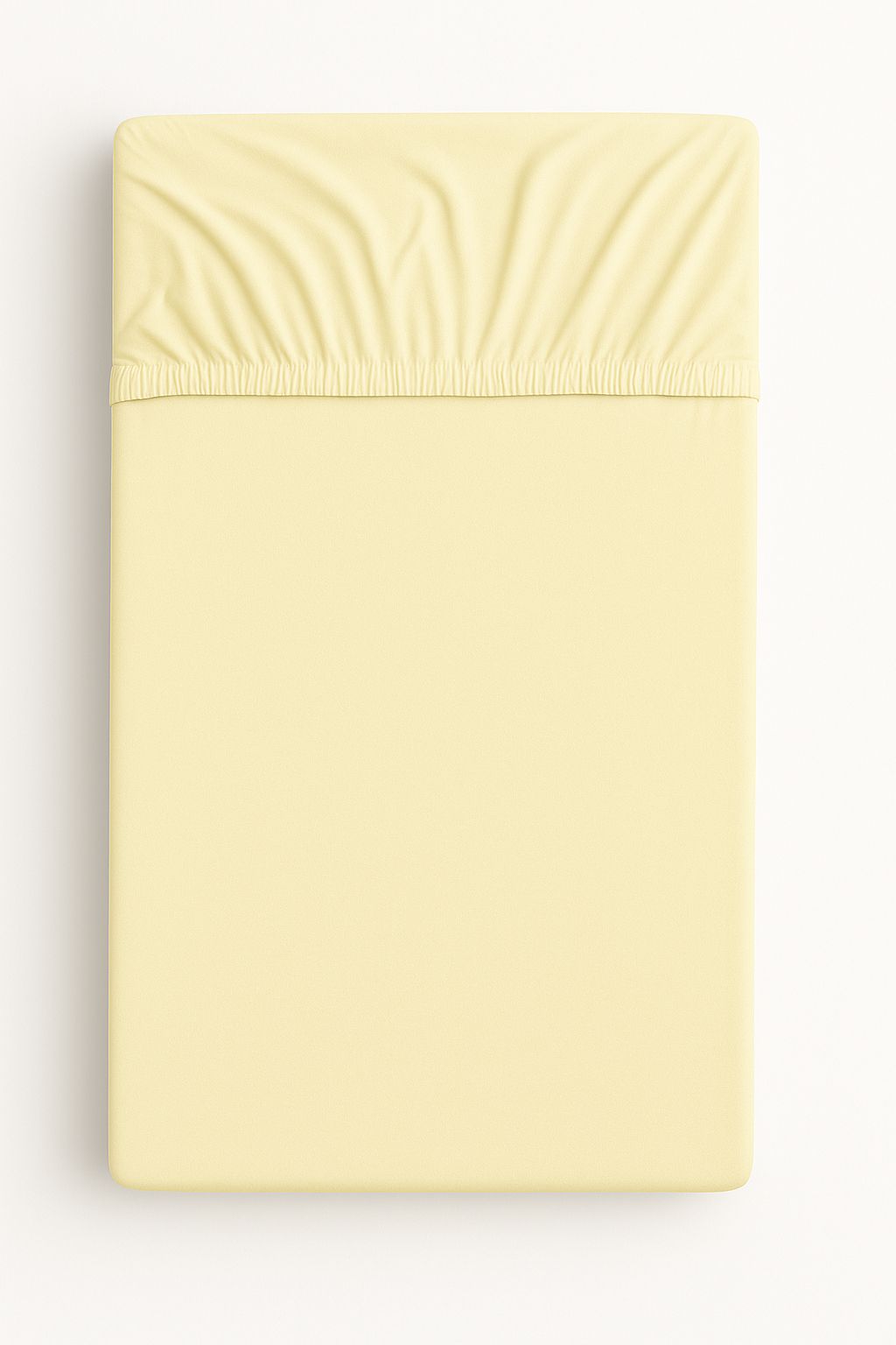 Dra-på-lakan för babysäng - lakan - andningsbar bomull, perfekt passform 120x60 cm, krämfärgad