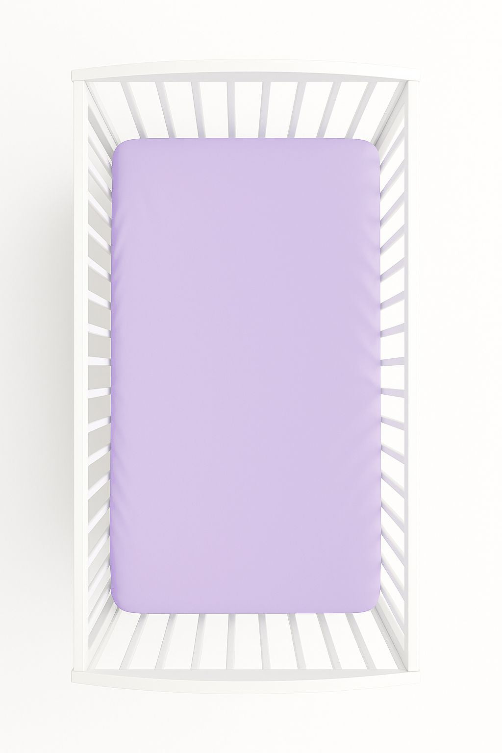Lila jerseylakan för babysäng - bomullslakan - perfekt passform och mjukt för känslig hud