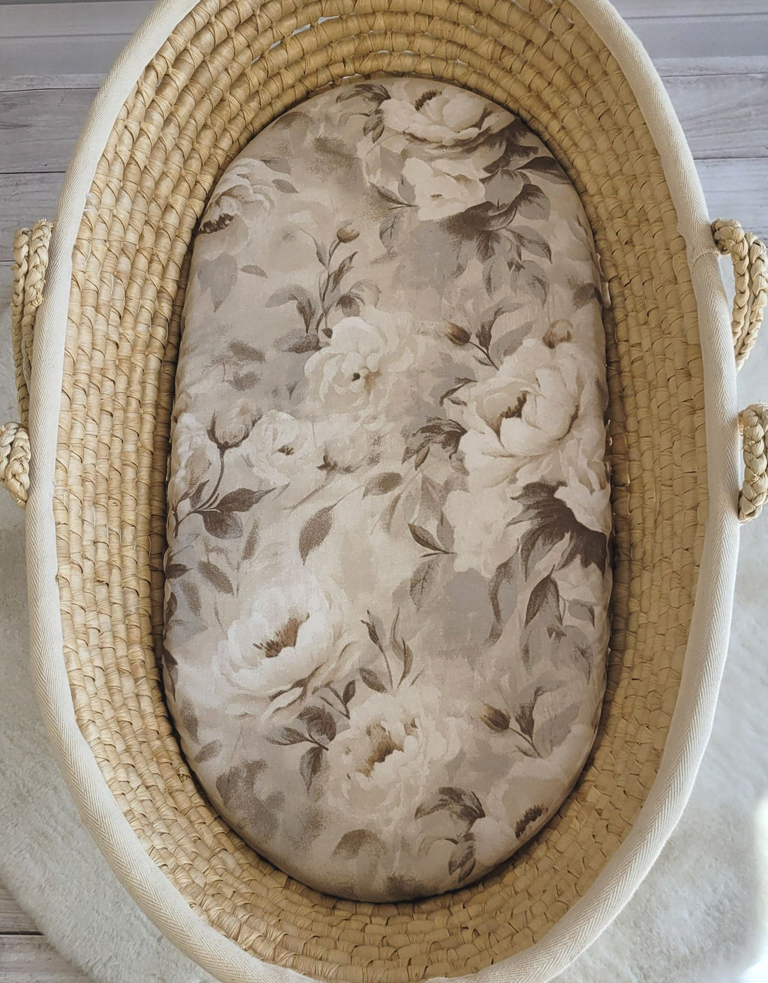 Bomullsstormlakan, dra-på-lakan, Oeko-Tex-certifierat - 75x35 cm - Pioner beige