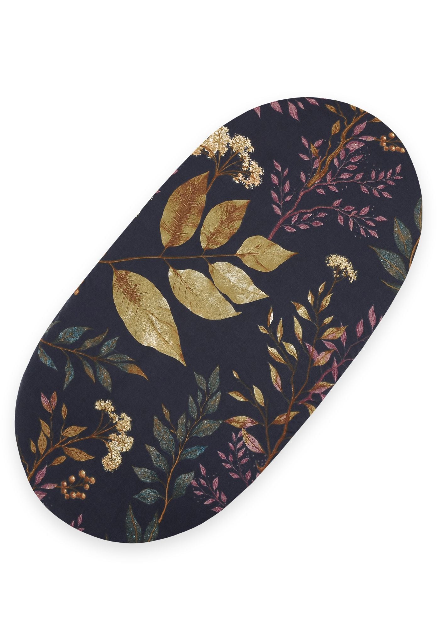 Bomullslakan korgmadrass - dra-på-lakan - Oeko-Tex, sitter perfekt på plats, 75x35 cm