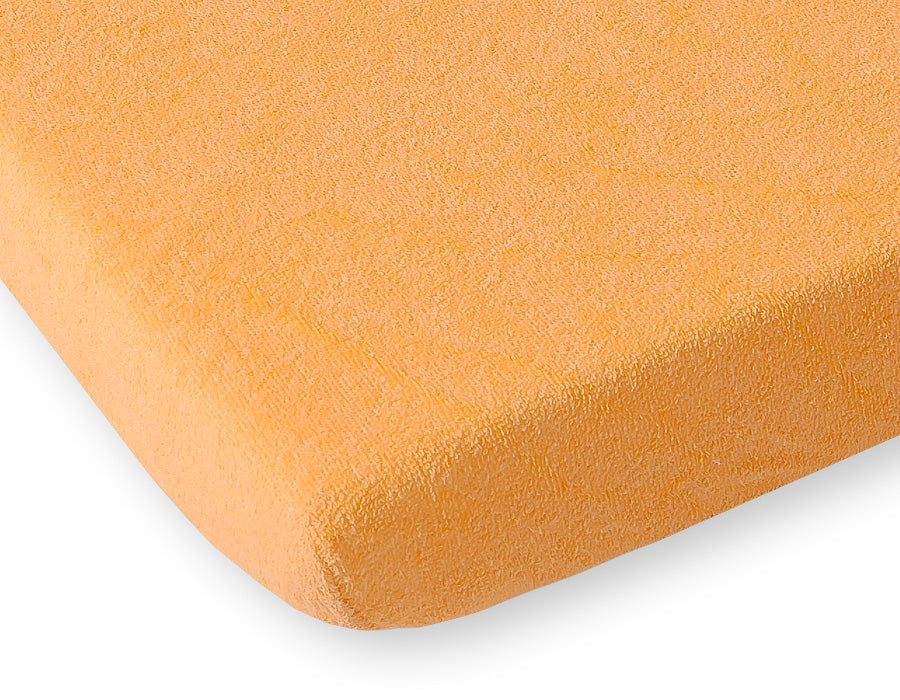 Dragpåslakan i frotté 140x70 cm - stretchigt babylakan - mjukt tyg för känslig babyhud