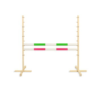 Hopphinder för hobbyhäst - käpphästhinder - justerbart och säkert för barn