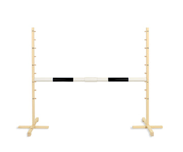 Hopphinder för hobbyhäst - hinderbalk - justerbar höjd, säkert och hållbart trä