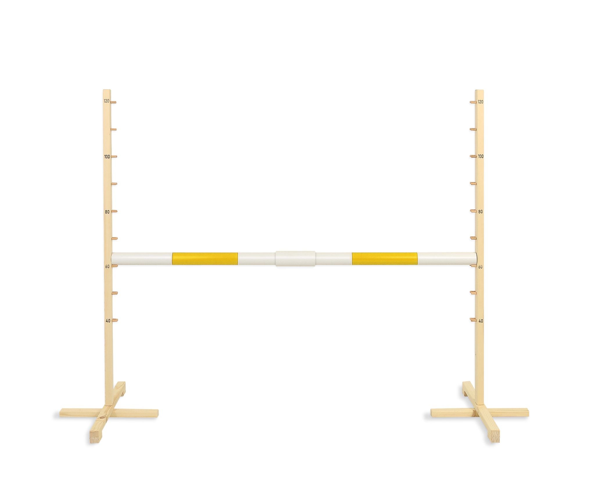 Hoppande hobbyhäst, träningsbom - justerbar, säker och enkel att förvara