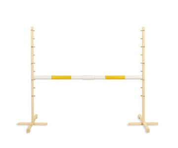 Hoppande hobbyhäst, träningsbom - justerbar, säker och enkel att förvara