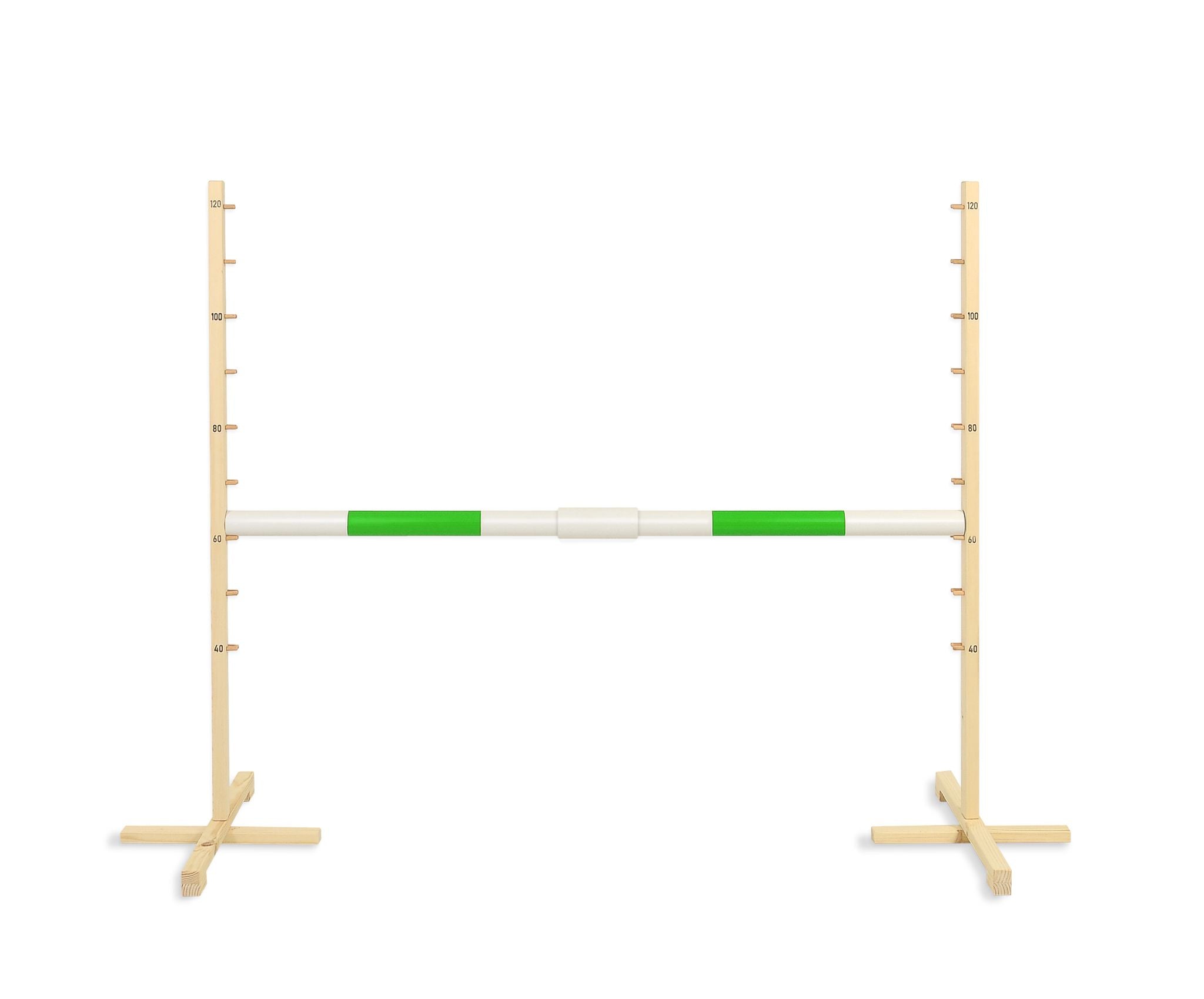 Hopphinder hobbyhäst – hinder – främjar motorisk utveckling, justerbar, grön