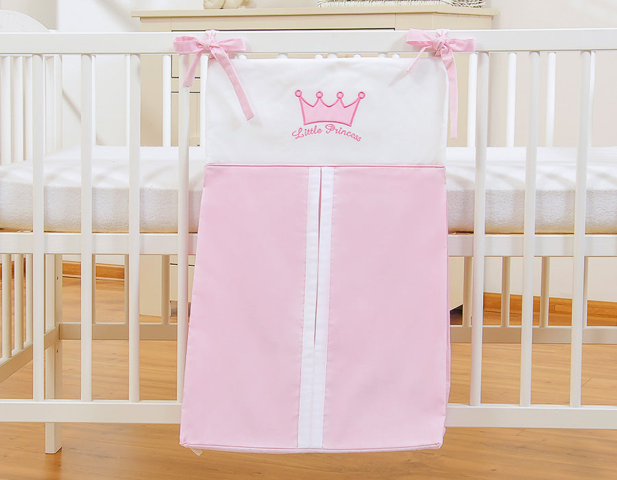 Lilla prinsen/prinsessan skötväska - förvaringsväska - 100% bomullstyg och enkel att fästa