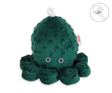 Zachte octopus knuffel - rammelaar - extra zacht minky fleece voor baby's